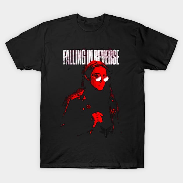 Flip the Script with Falling In Reverse T-Shirt by Crazy Frog GREEN